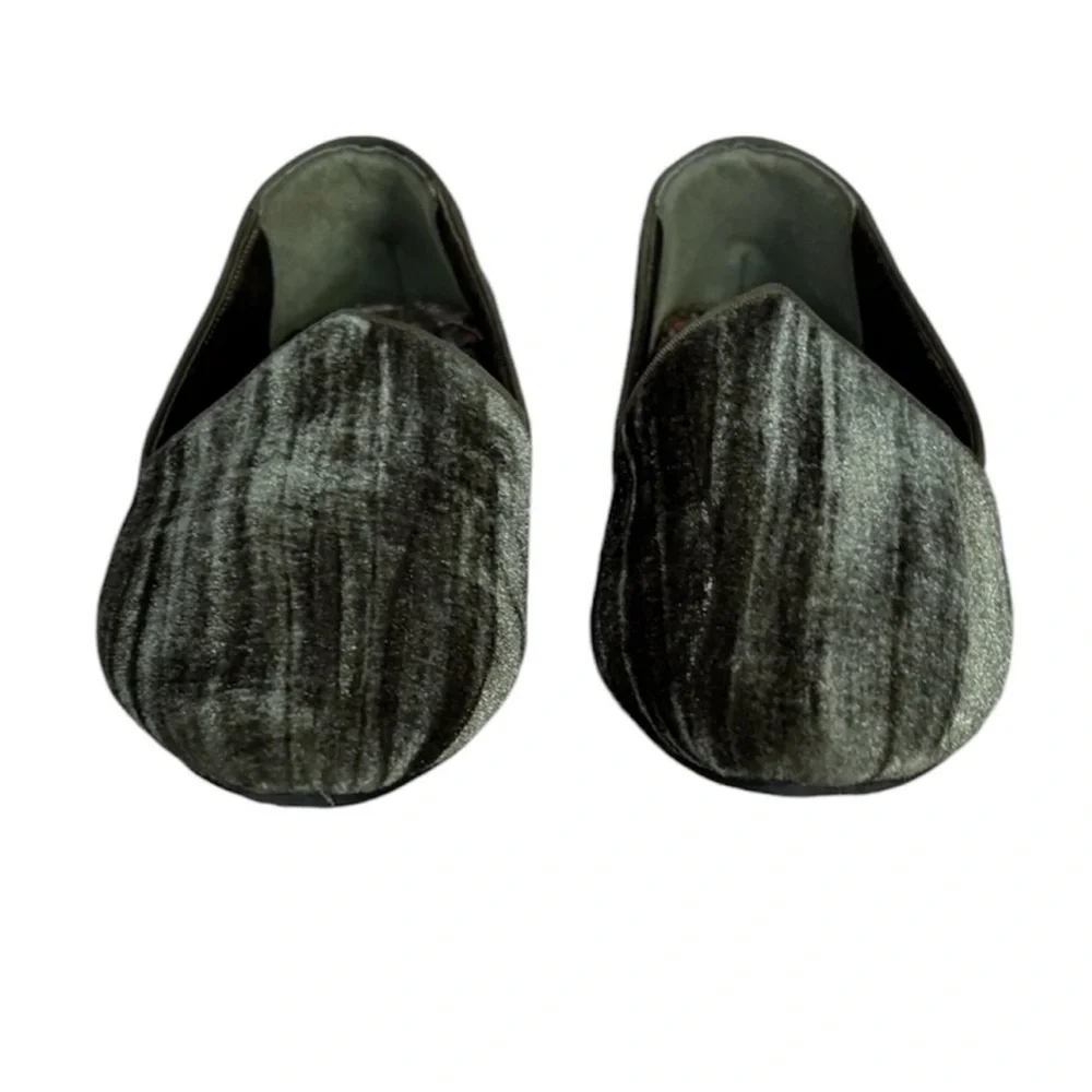 NWOB! Birdies Donqun Striped Crushed Velvet Driving Loafers/Flats